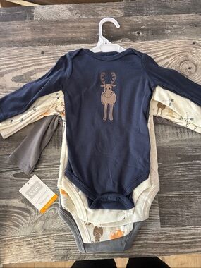 NWT Hudson Baby Onesies 5 Pack